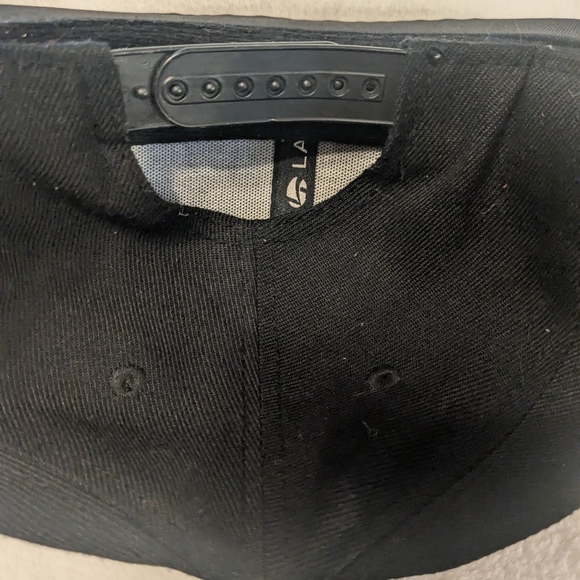 Land Taylor Snapback Hat, F**KIN' PROBLEMS, Black, white, A$AP Rocky, Adult - Picture 3 of 6